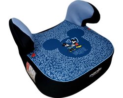 Kinder zitverhoger - stof, Micky & Mini mouse blauw + extra losse hoes - stoelverhoger